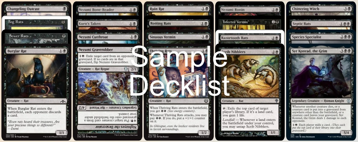 Rats - Marrow-Gnawer - Commander Deck - Classic Art - Image 3